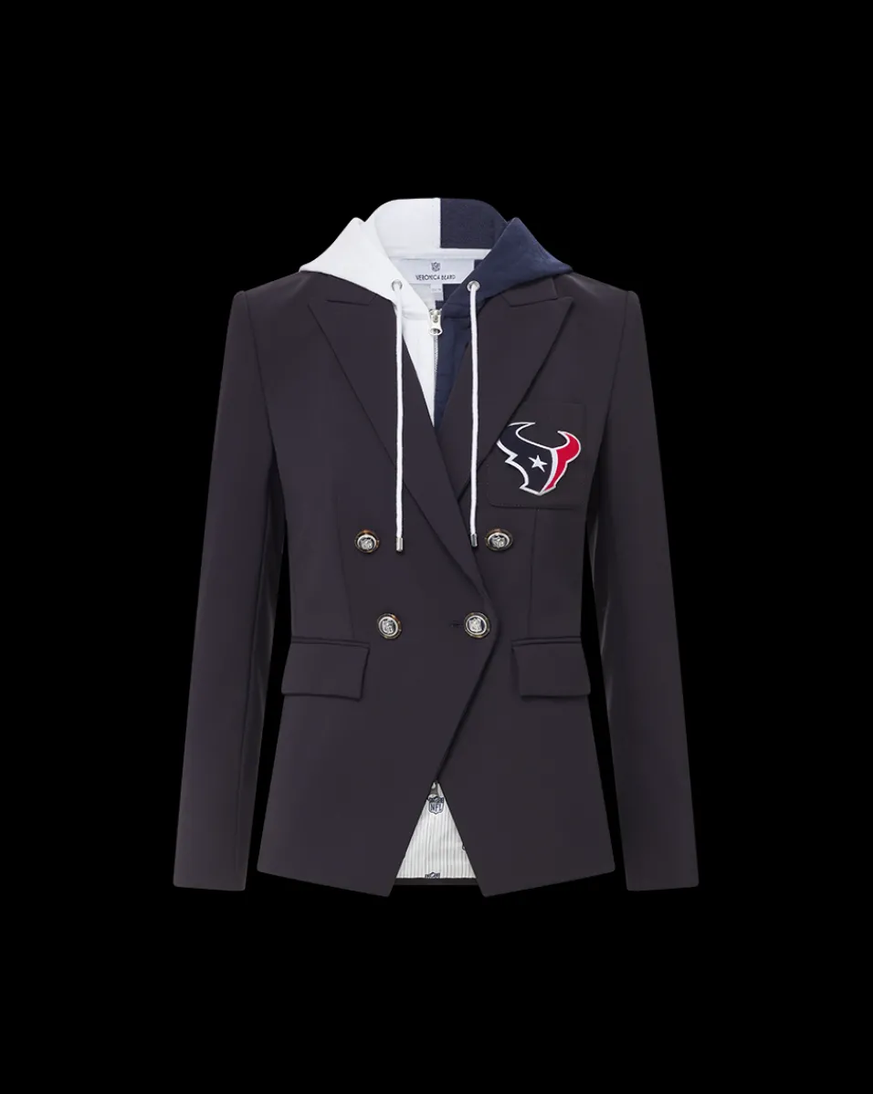 Houston Texans Dickey Jacket in Navy/Silver>Veronica Beard Best