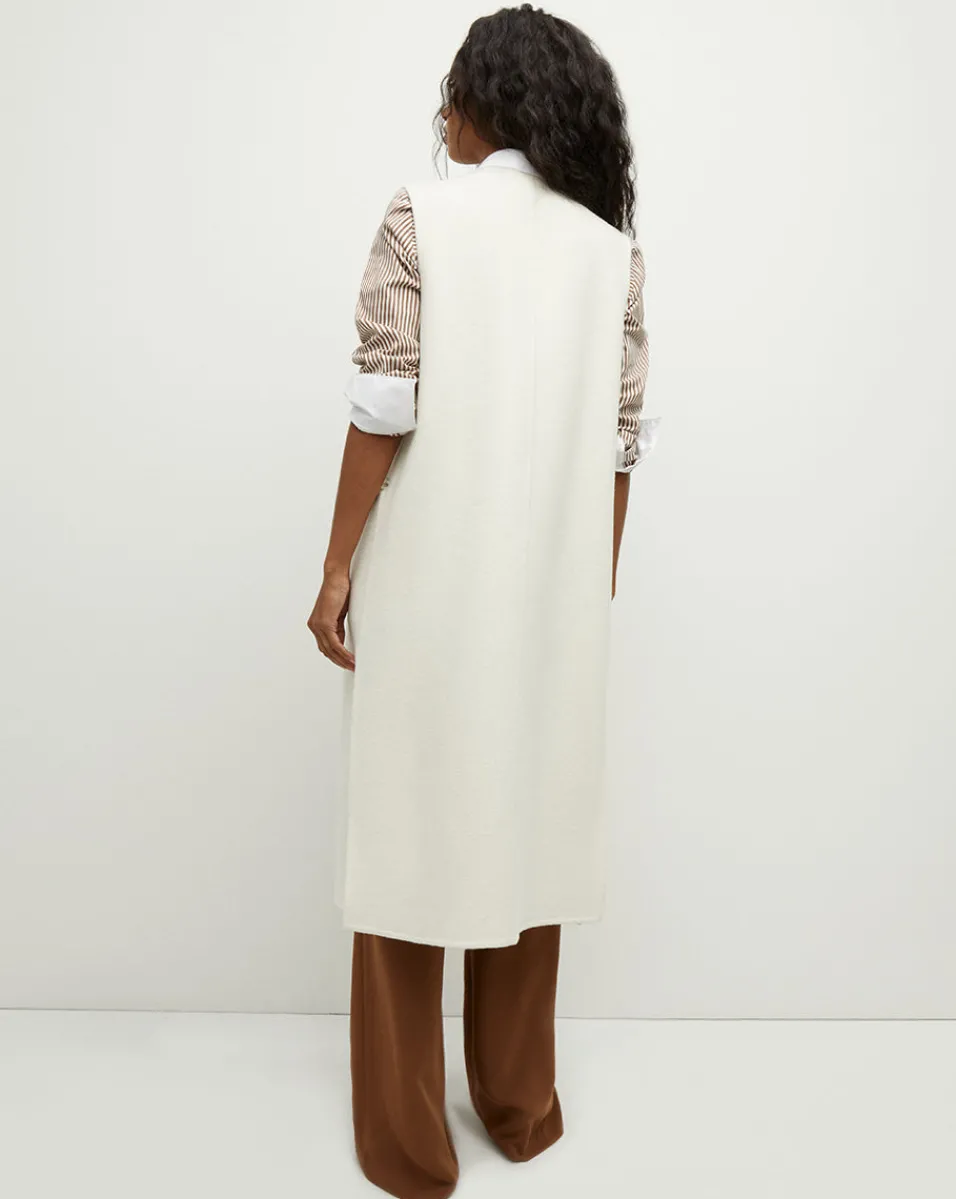 Hoxton Long Vest in>Veronica Beard Hot