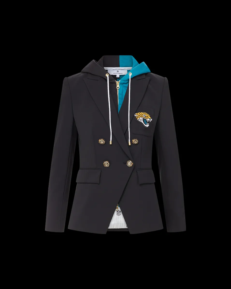 Jacksonville Jaguars Dickey Jacket in Black/Gold>Veronica Beard Outlet