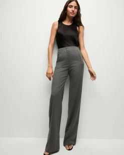 Jude Pant in Heather Grey>Veronica Beard Hot
