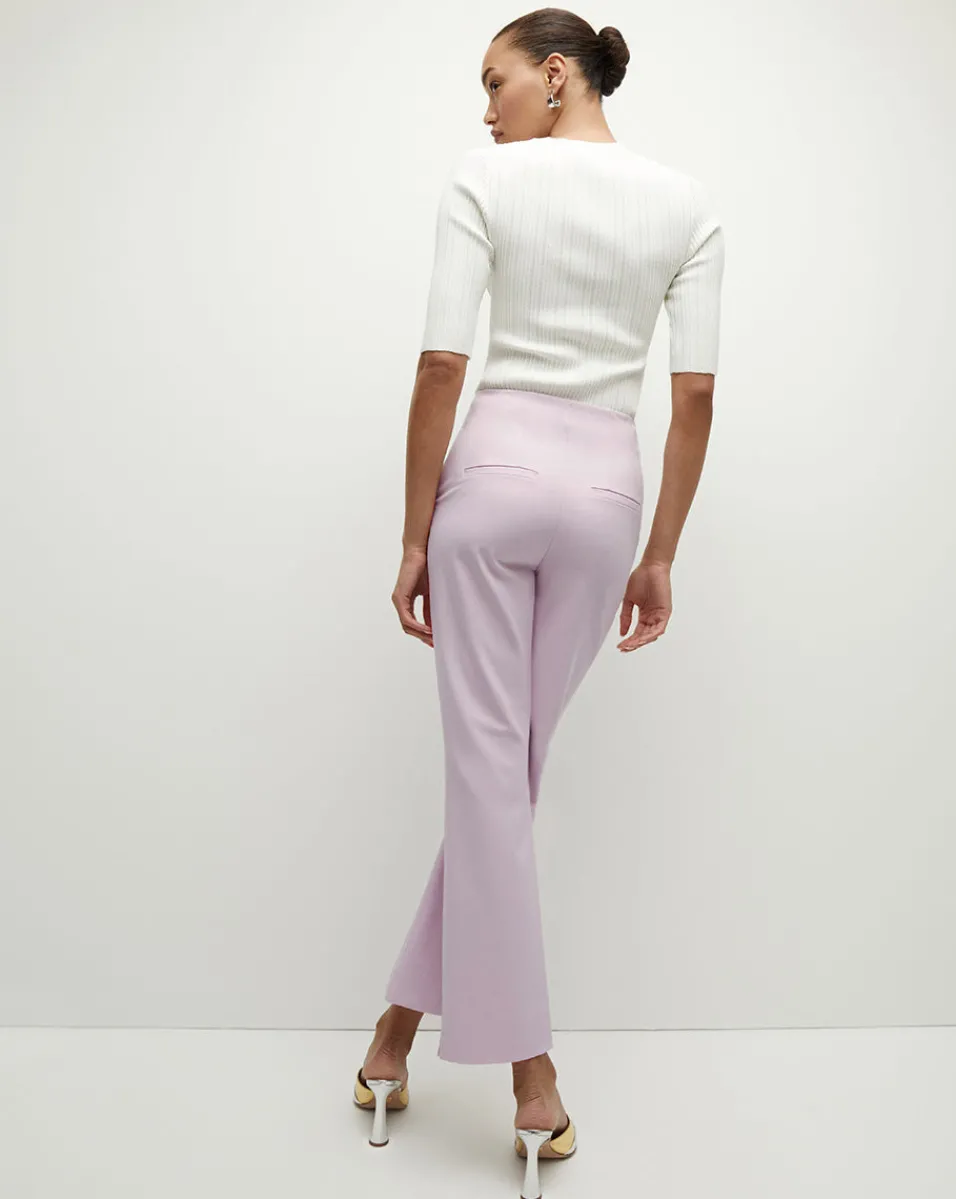 Kean Orchid Slim-Leg Pant>Veronica Beard Discount