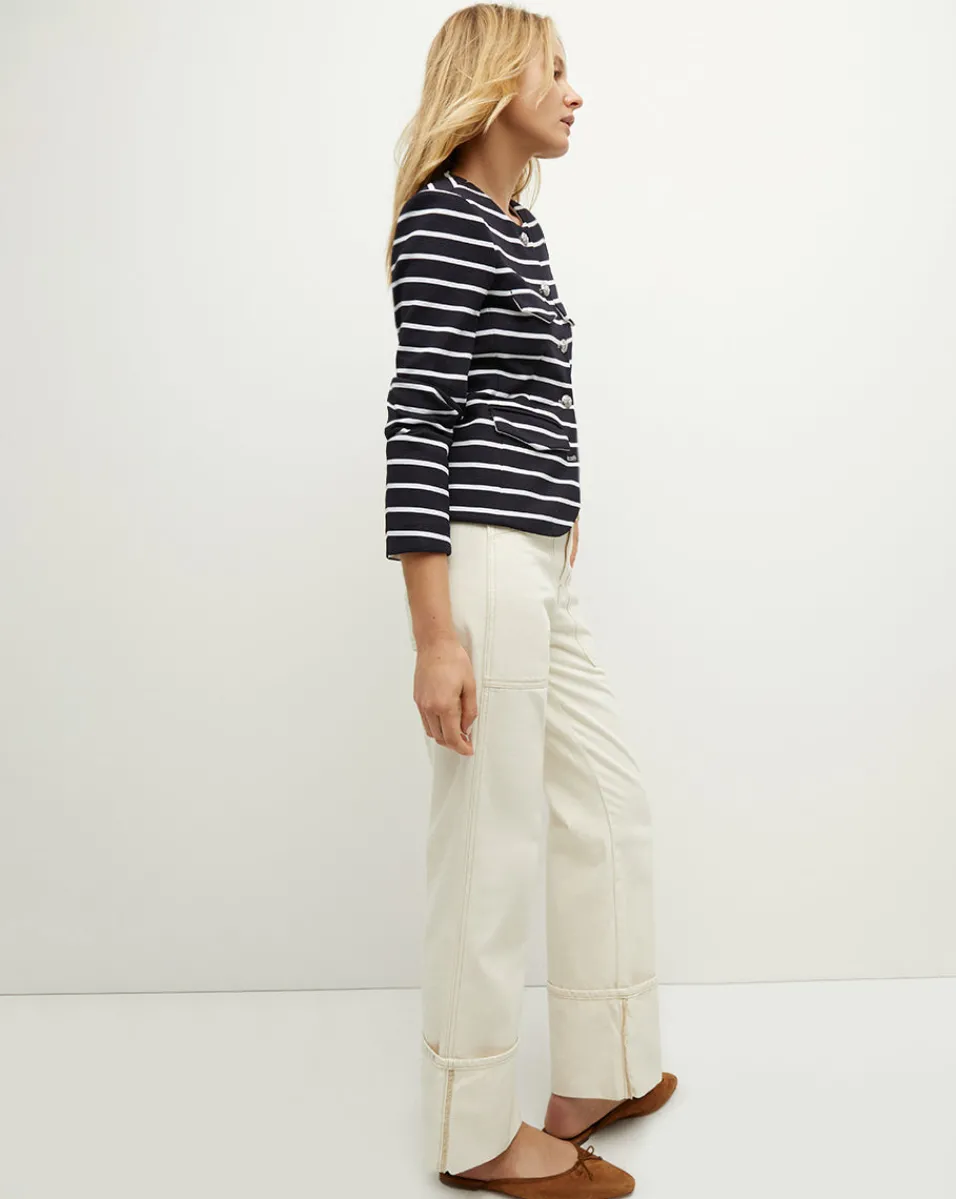 Kensington Knit Jacket in>Veronica Beard Hot