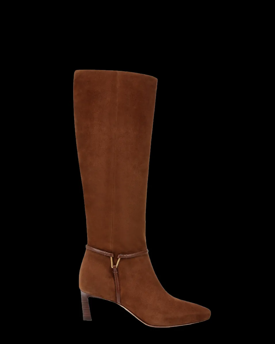 Kenzie Mid-Heel Tall Boot in>Veronica Beard Outlet