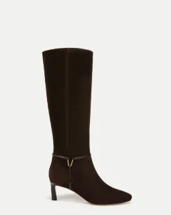 Kenzie Mid-Heel Tall Boot in>Veronica Beard Discount