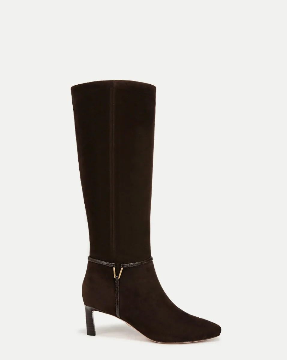 Kenzie Mid-Heel Tall Boot in>Veronica Beard Discount
