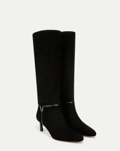 Kenzie Mid-Heel Tall Boot in>Veronica Beard Best