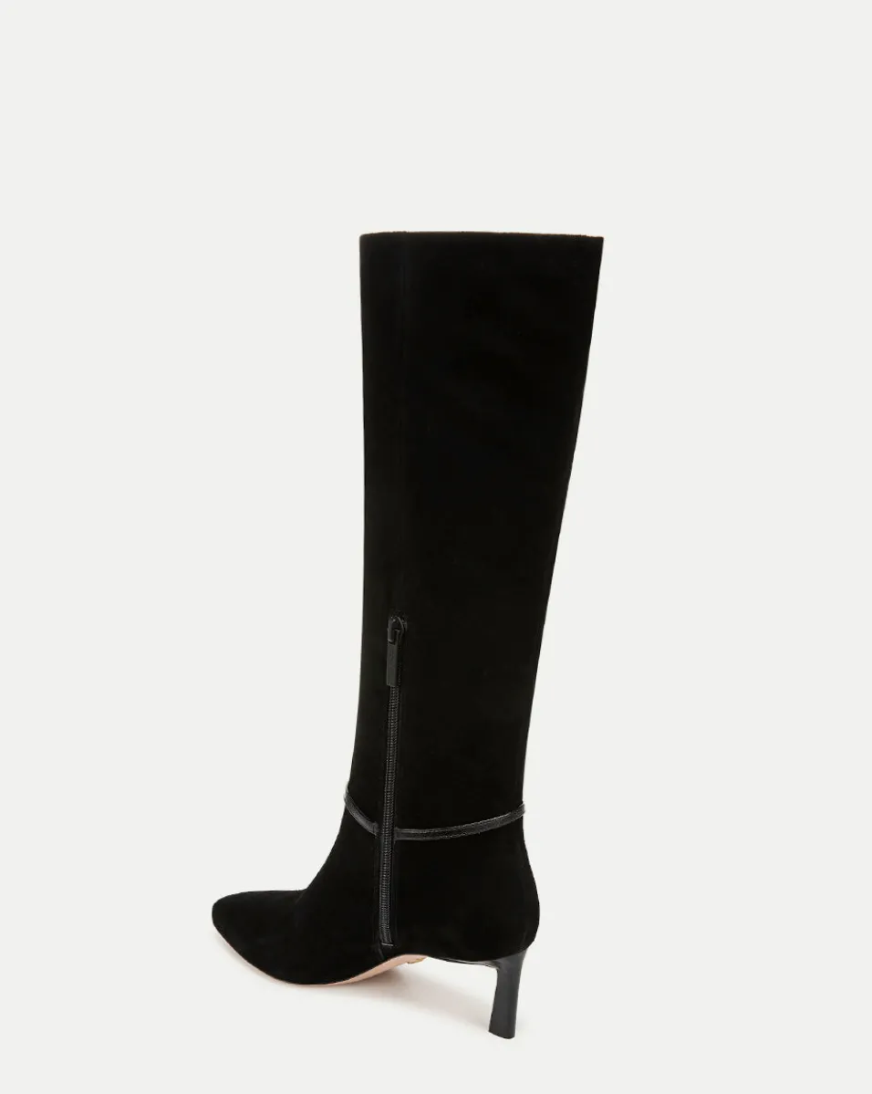 Kenzie Mid-Heel Tall Boot in>Veronica Beard Best