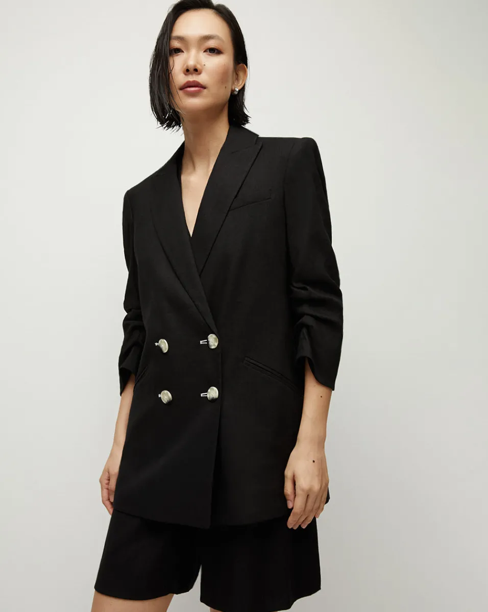 Kiernan Linen Dickey Jacket in>Veronica Beard Clearance