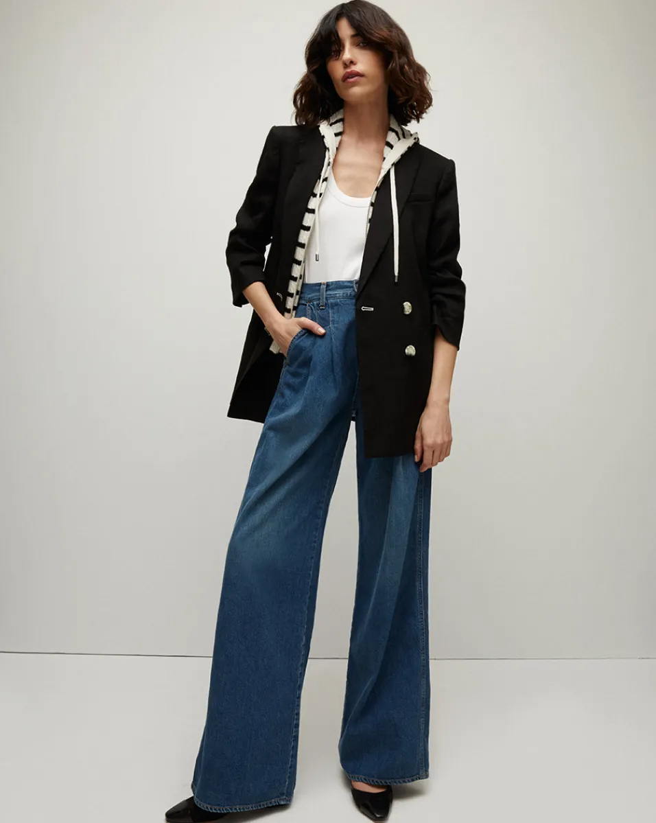 Kiernan Linen Dickey Jacket in>Veronica Beard Clearance