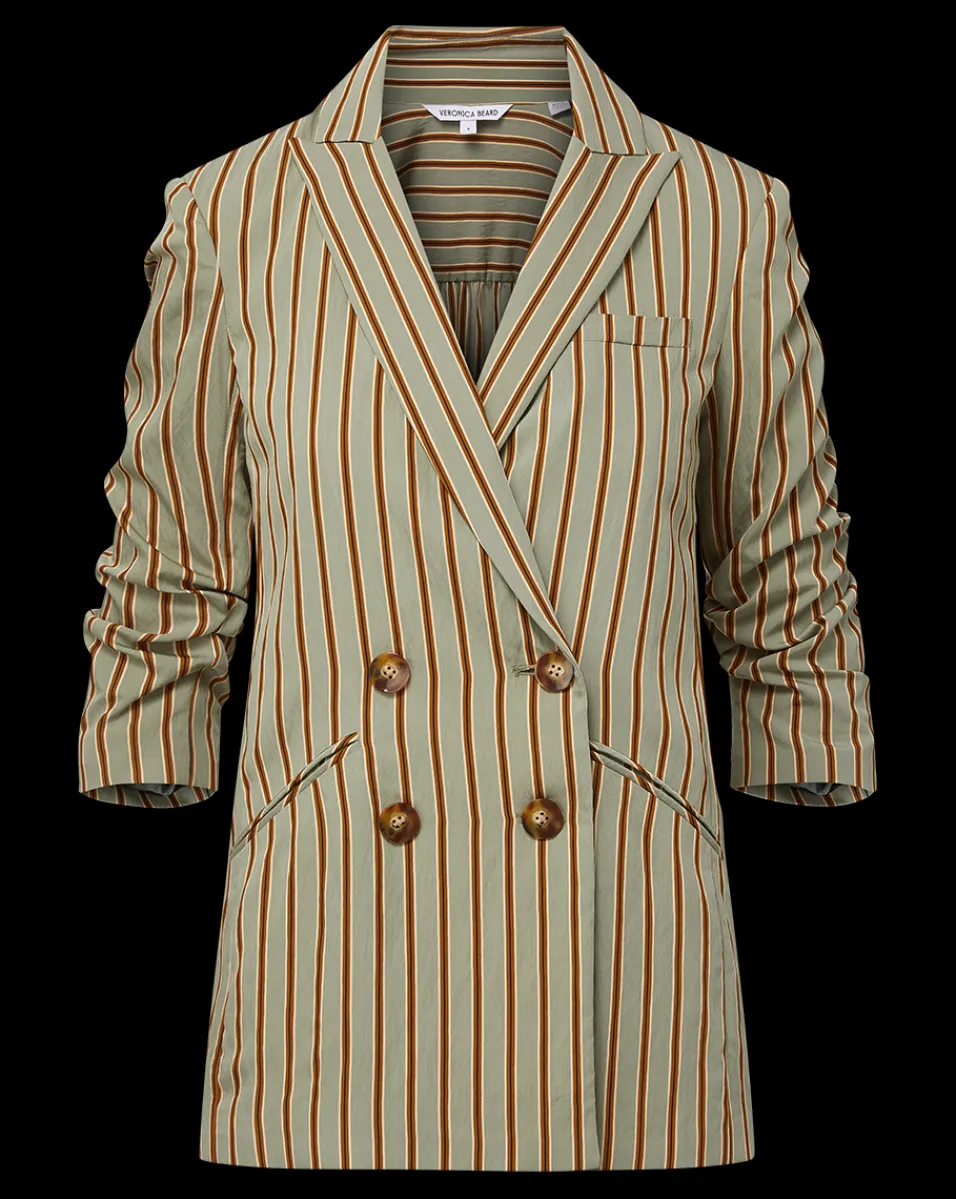 Kiernan Pinstripe Boyfriend Jacket>Veronica Beard Sale