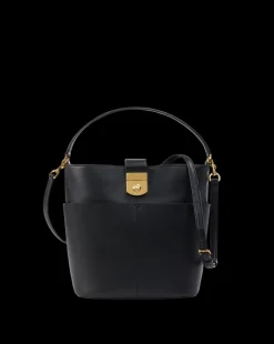 Large Crest Lock Bucket Bag in><noscript><img width=