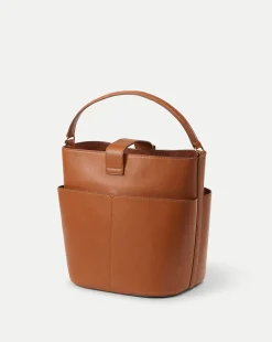 Large Crest Lock Bucket Bag in><noscript><img width=
