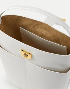 Large Crest Lock Bucket Bag in><noscript><img width=