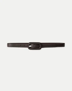 Lavanda Belt in Chocolate Brown>Veronica Beard Best