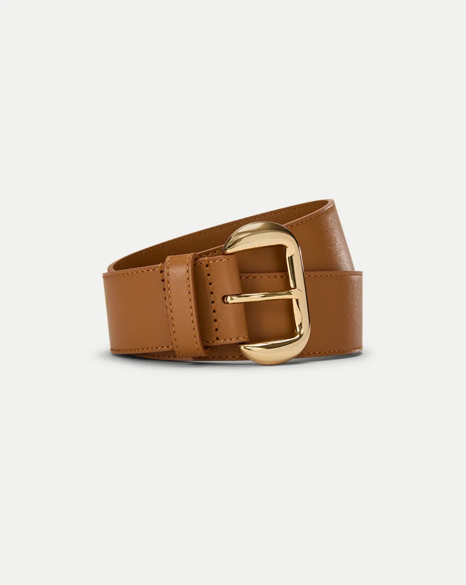 Lidia Leather Belt in>Veronica Beard Clearance
