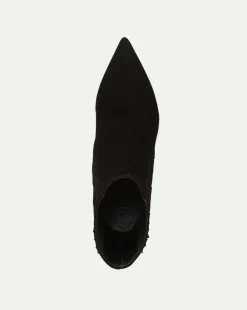 Lisa Suede Stiletto-Heel Bootie><noscript><img width=