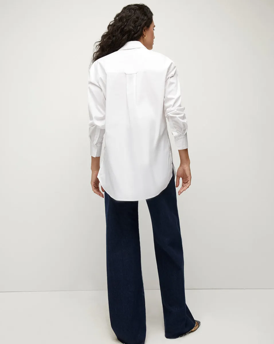 Lloyd Logo Crest Button-Down Shirt>Veronica Beard