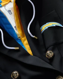 Los Angeles Chargers Dickey Jacket in Black/Gold><noscript><img width=