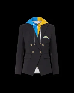 Los Angeles Chargers Dickey Jacket in Black/Gold><noscript><img width=