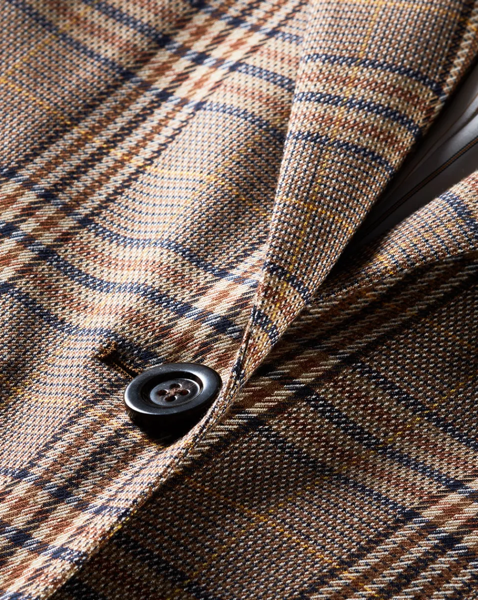 Maci Plaid Dickey Jacket in Brown Check>Veronica Beard