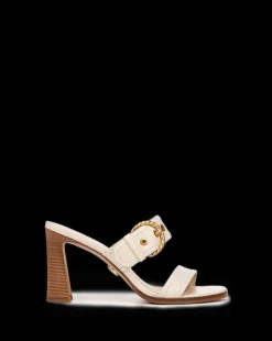 Margaux Leather Buckle Sandle|><noscript><img width=
