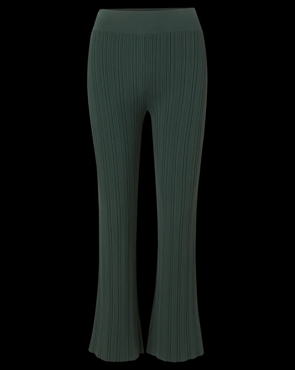 Massaro Rib-Knit Skinny-Flare Pant>Veronica Beard Sale