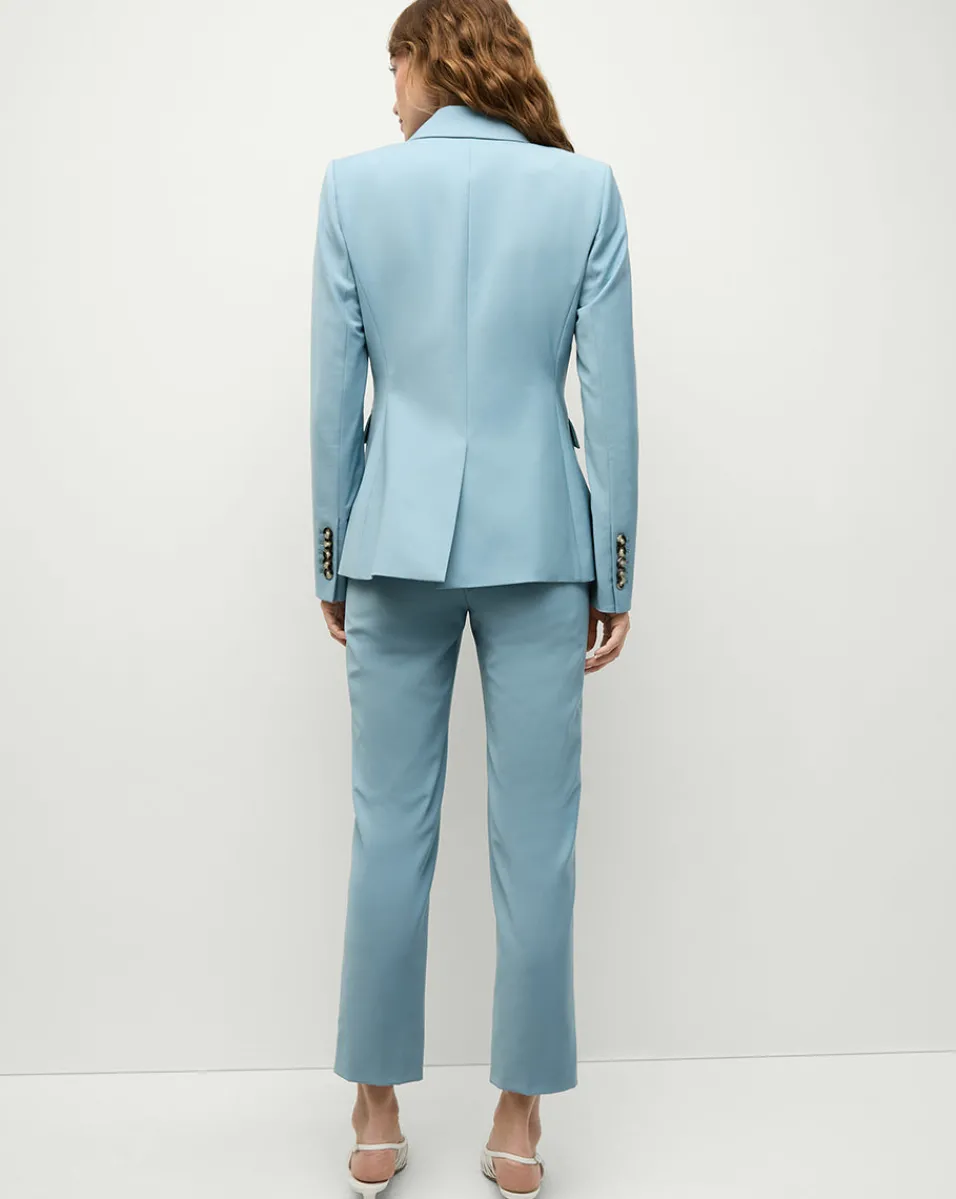 Miller Dickey Blazer Jacket in Light Blue>Veronica Beard Sale