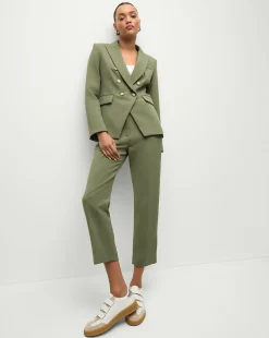Miller Dickey Jacket in Stone Army>Veronica Beard Online