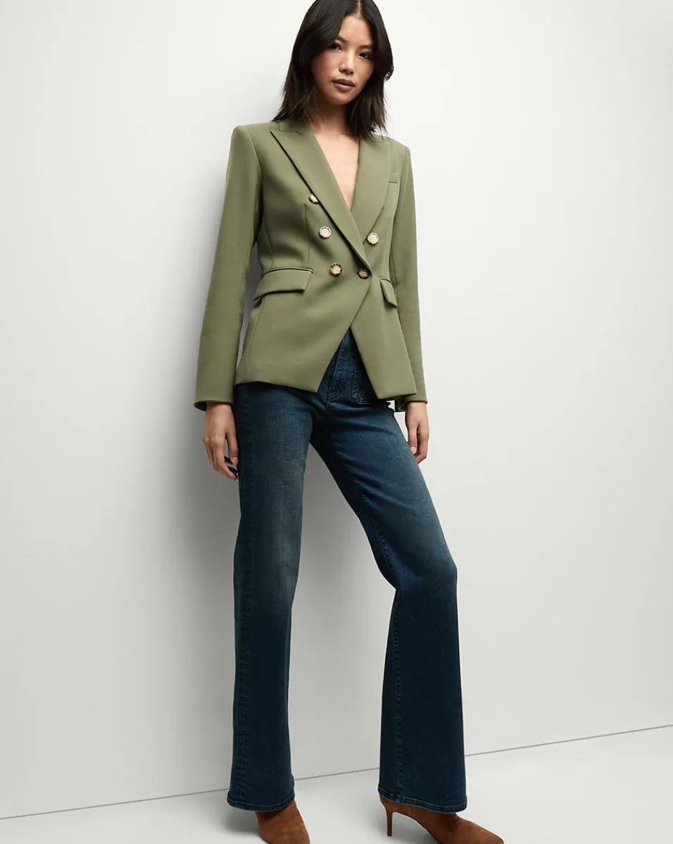 Miller Dickey Jacket in Stone Army>Veronica Beard Online