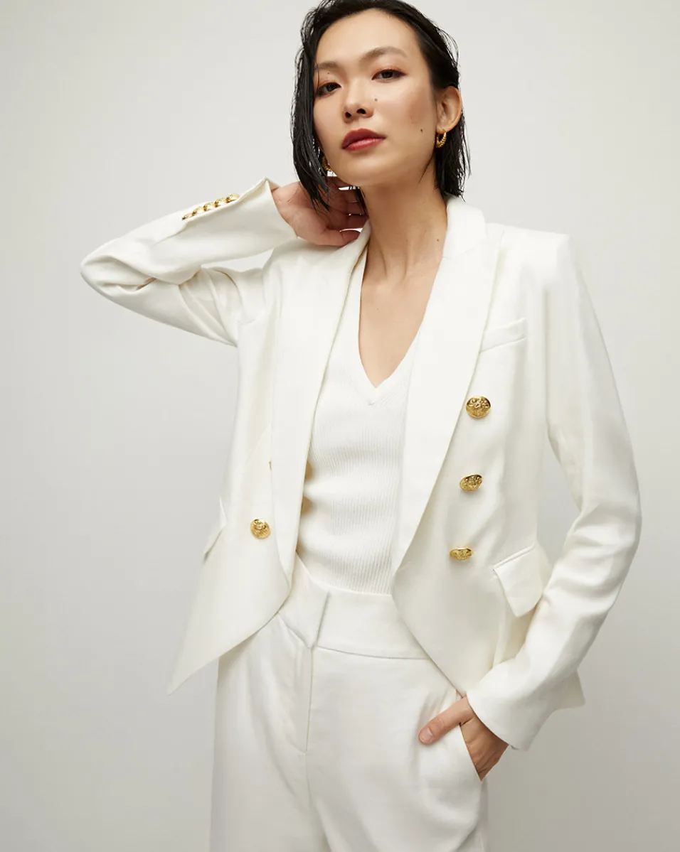 Miller Women's Linen Dickey Jacket in>Veronica Beard Online