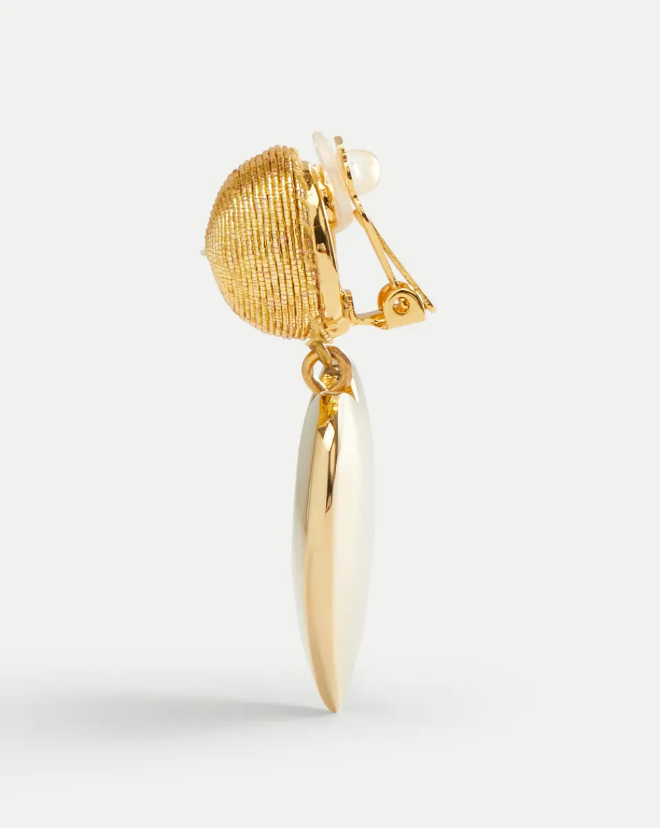 Mini Cora Earrings | Clip Backing in>Veronica Beard