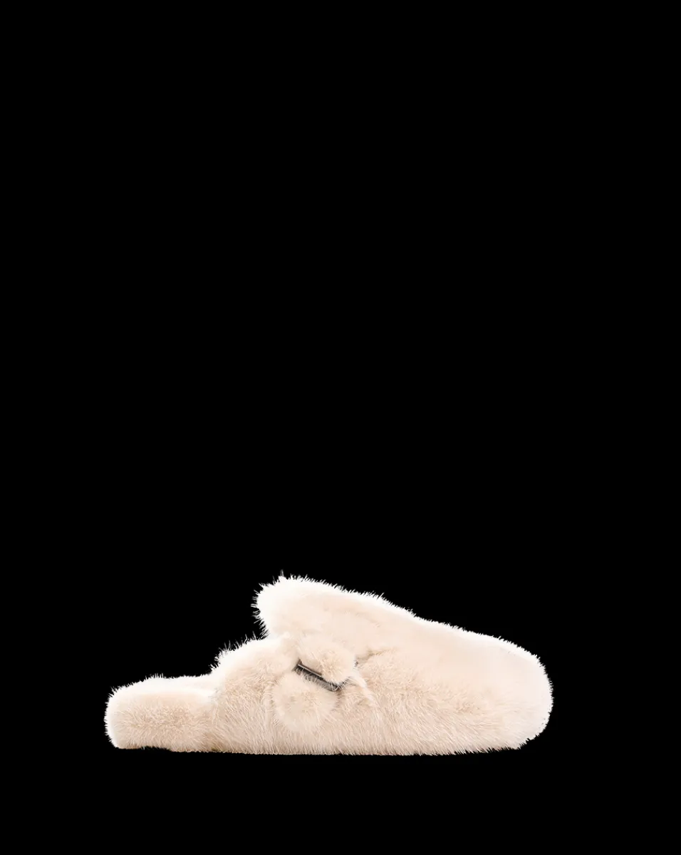 Mink Clog Slippers in>Veronica Beard New