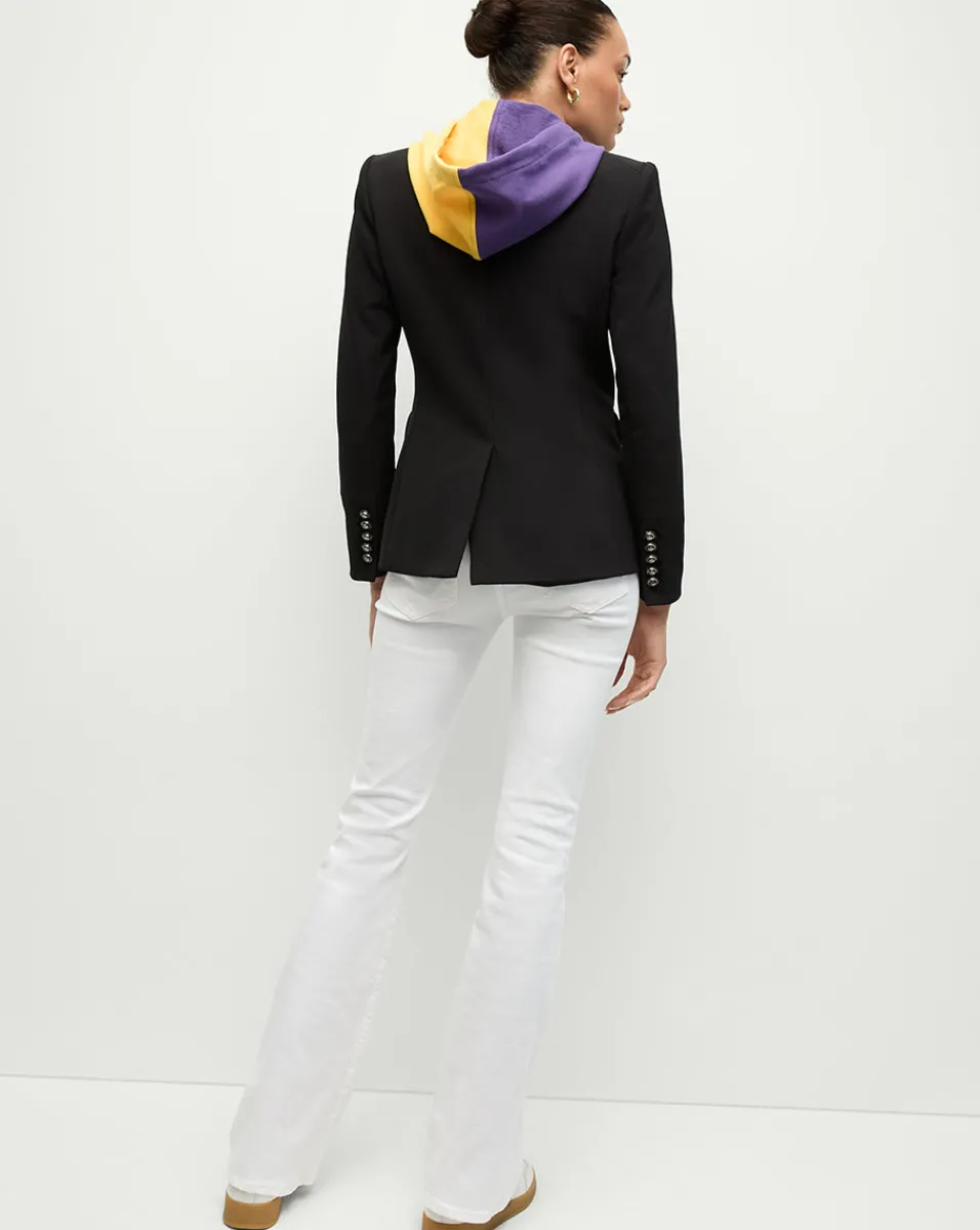 Minnesota Vikings Dickey Jacket in Black/Gold>Veronica Beard