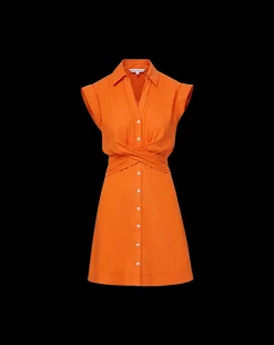 Nagano Stretch-Linen Shirtdress in><noscript><img width=