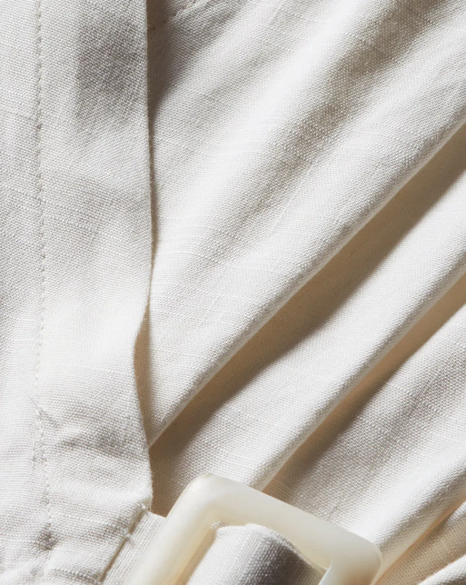 Octavia Stretch-Linen Wrap Dress>Veronica Beard Clearance