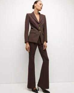 Orlane Dickey Jacket in Dark Chocolate>Veronica Beard Sale