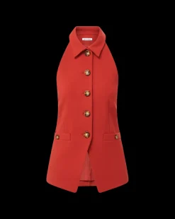 Orlinda Vest in Brick Red><noscript><img width=