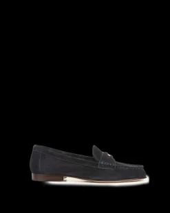 Penny Suede Loafer><noscript><img width=