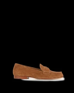 Penny Suede Loafer><noscript><img width=