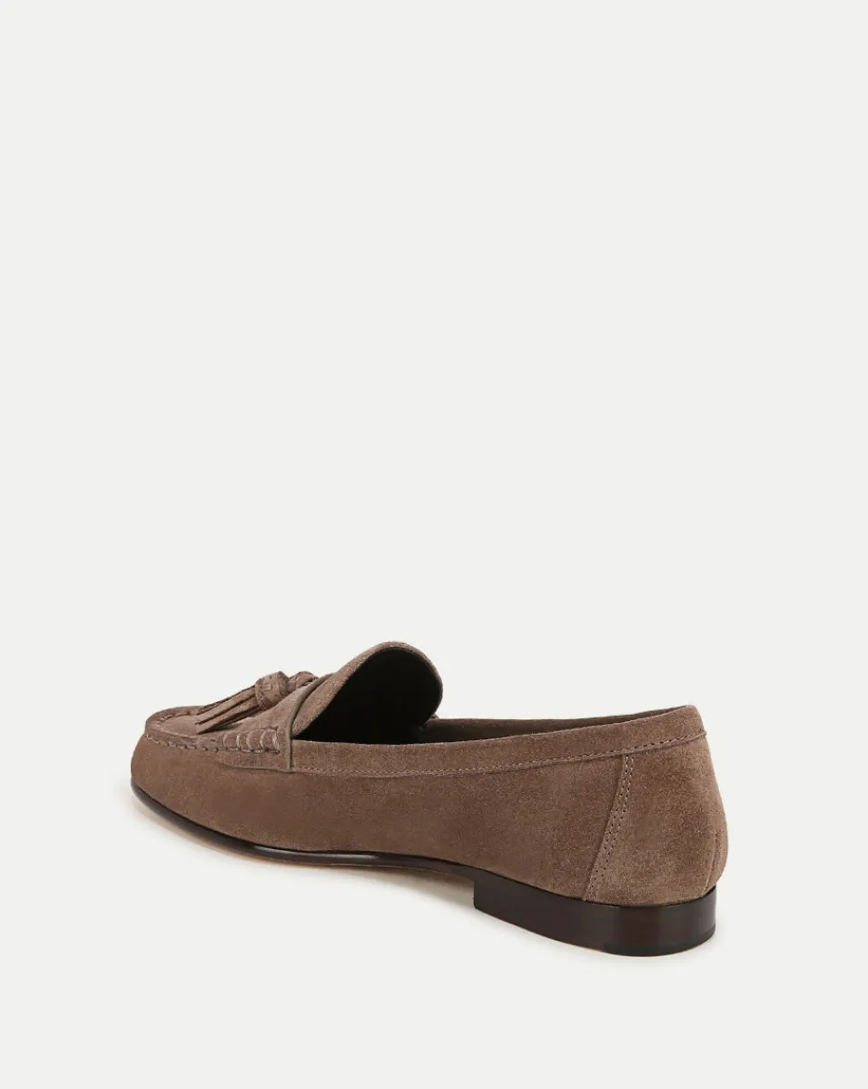 Penny Suede Tassel Loafer in>Veronica Beard Discount