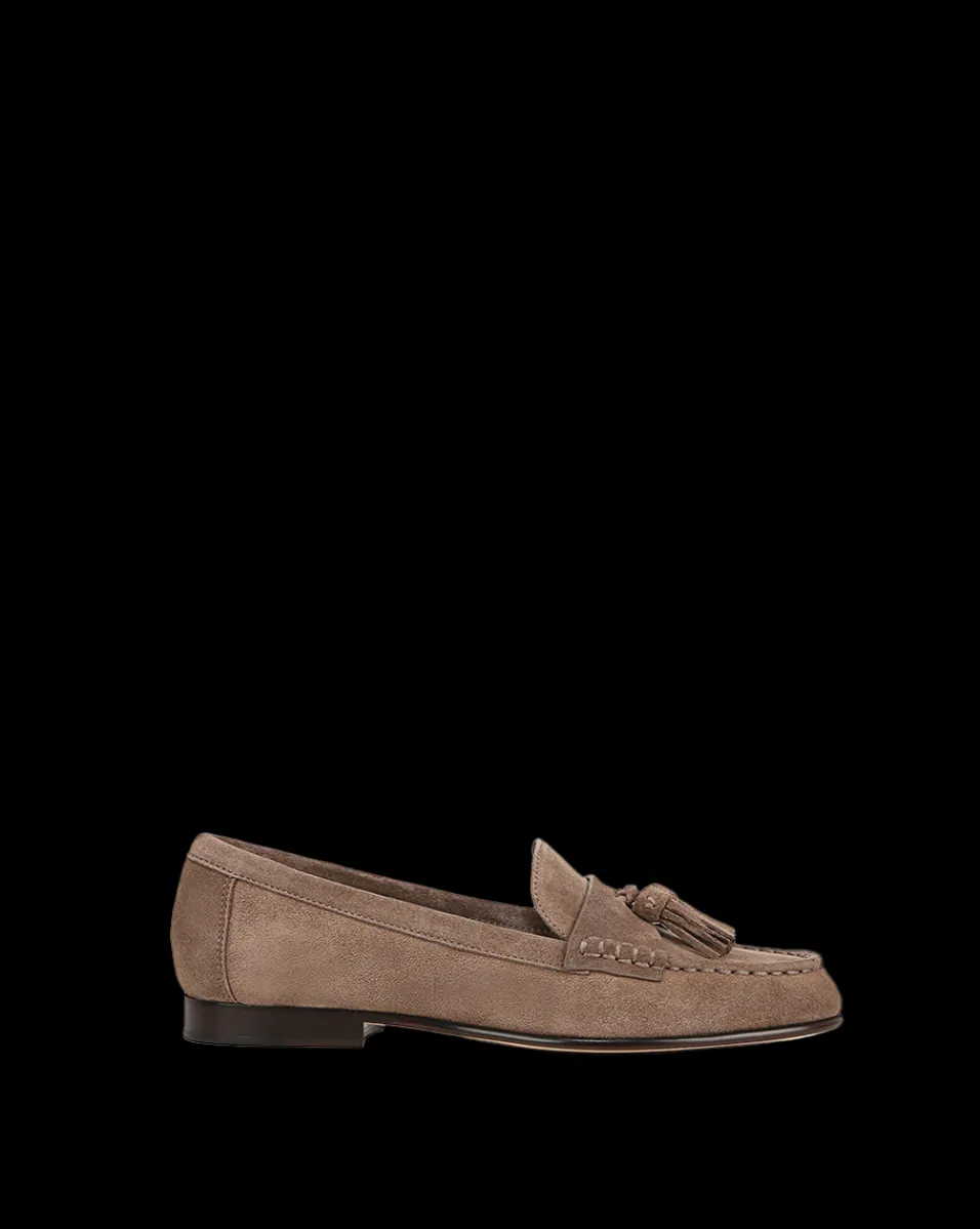 Penny Suede Tassel Loafer in>Veronica Beard Discount