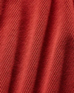 Pruitt Ribbed Tee in Brick Red><noscript><img width=