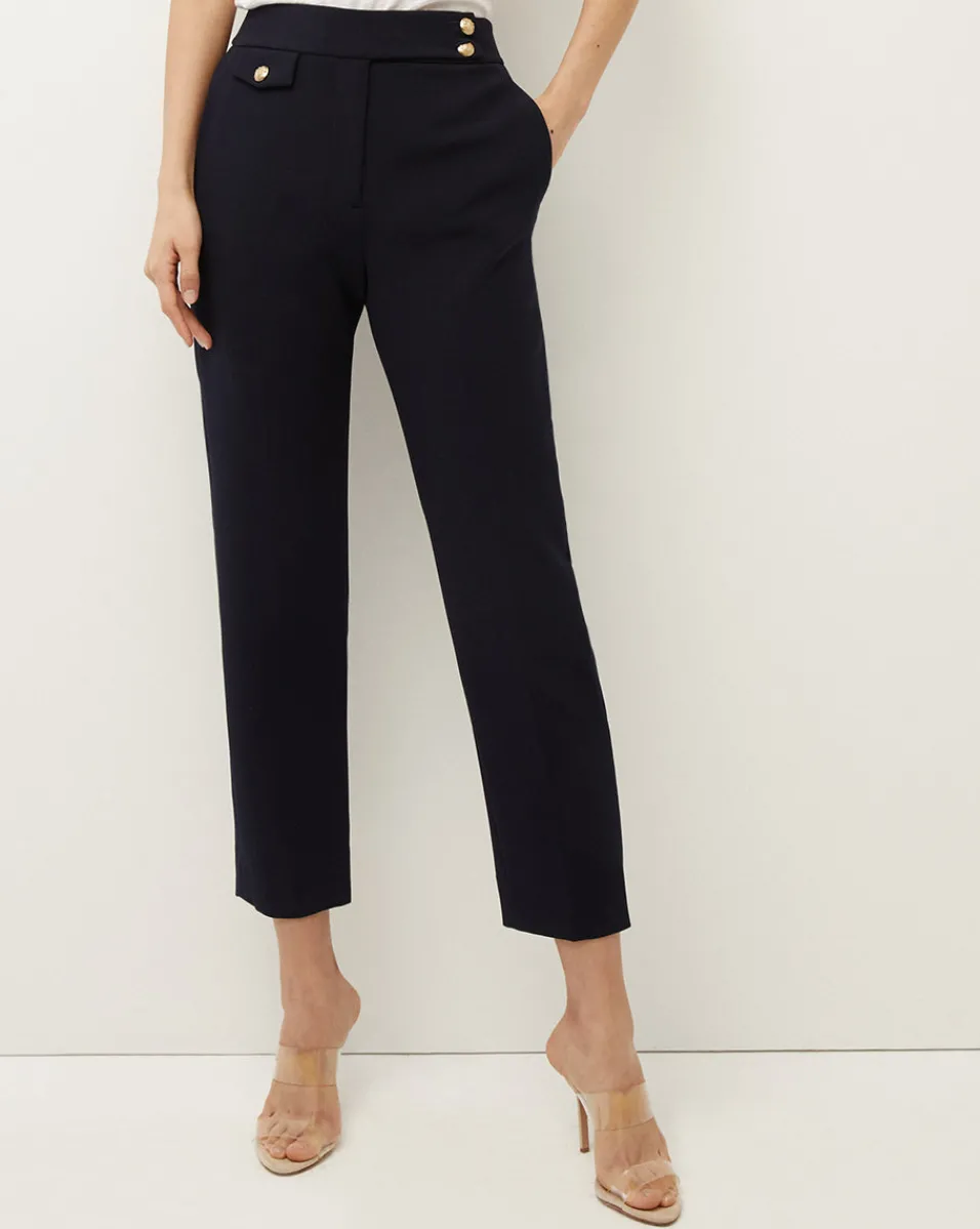 Renzo Slim-Leg Pant>Veronica Beard Discount
