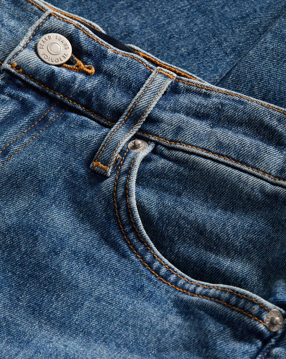 Ryleigh Slim Straight-Leg Jean in Wanderer Dust>Veronica Beard