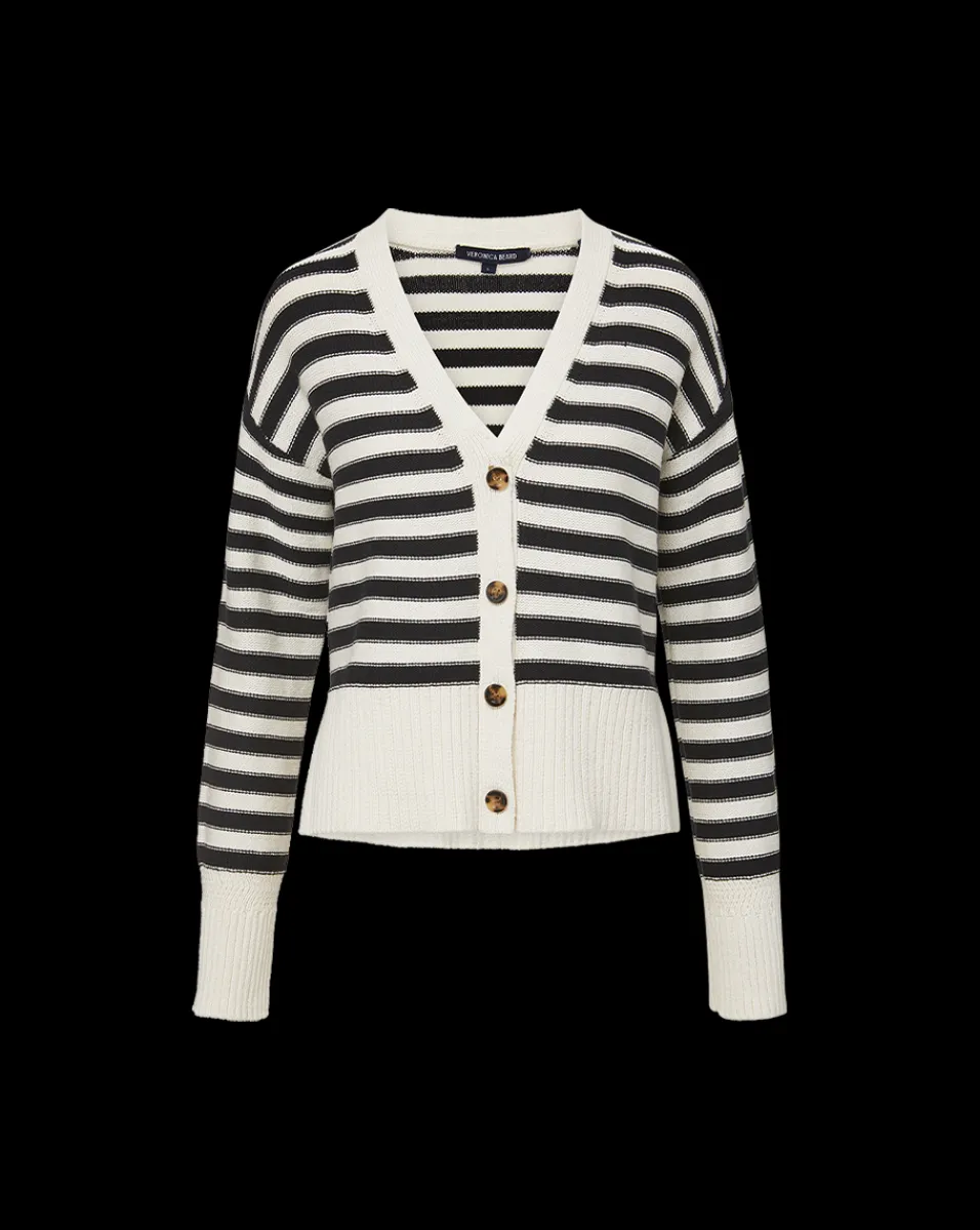 Saylor Cotton Cardigan in>Veronica Beard Hot