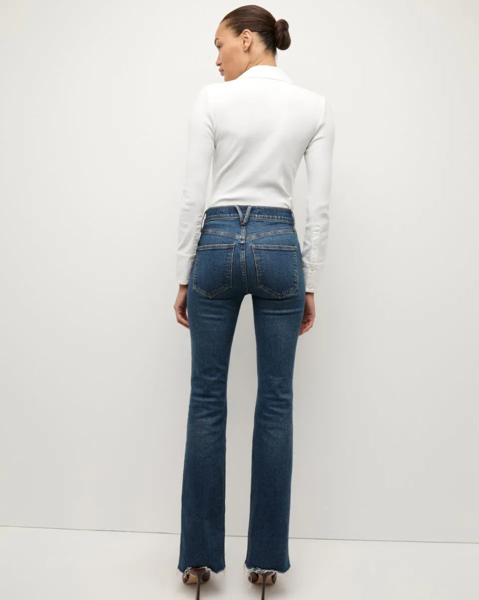 Scottie Button-Down Shirt in>Veronica Beard Sale