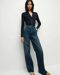 Scottie Button-Down Shirt in>Veronica Beard New