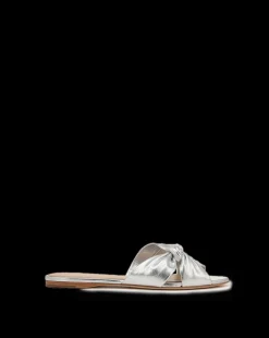 Seraphina Metallic Leather Twist Sandal in><noscript><img width=