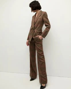 Sevyn Plaid Dickey Jacket in Camel & Black><noscript><img width=