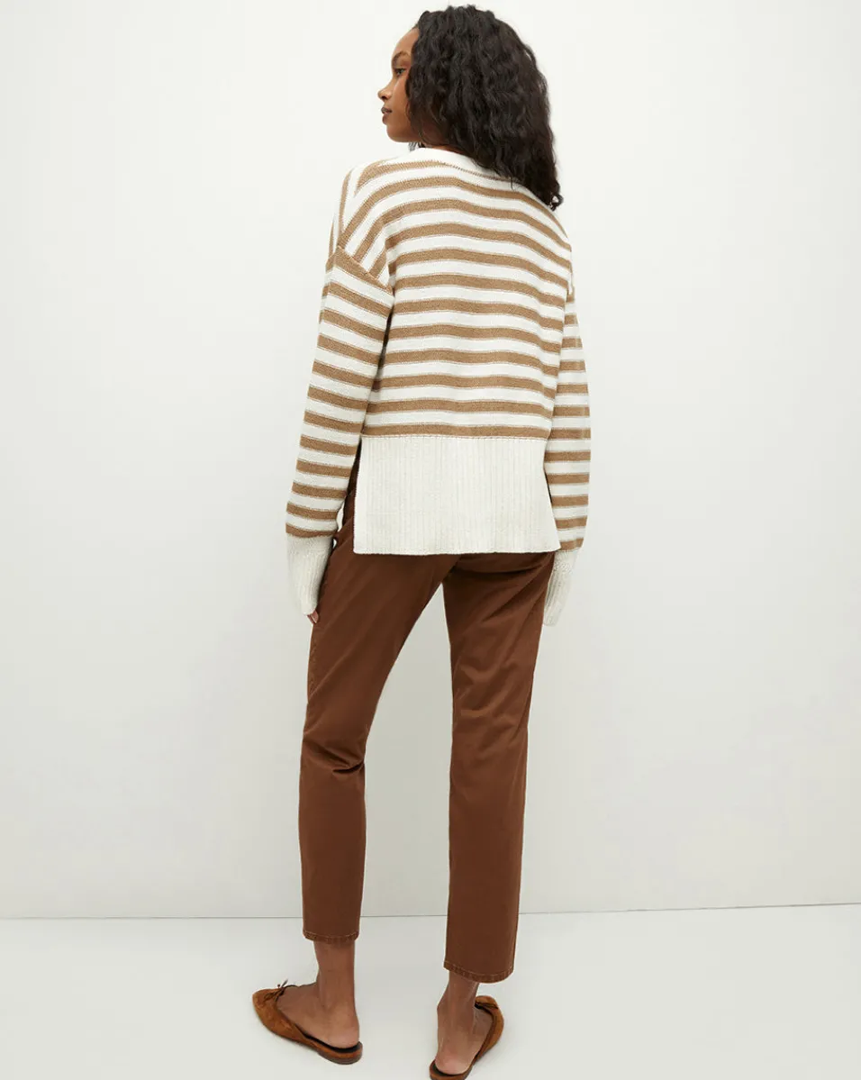 Sia Twill Chinos in Deep Ochre>Veronica Beard Best